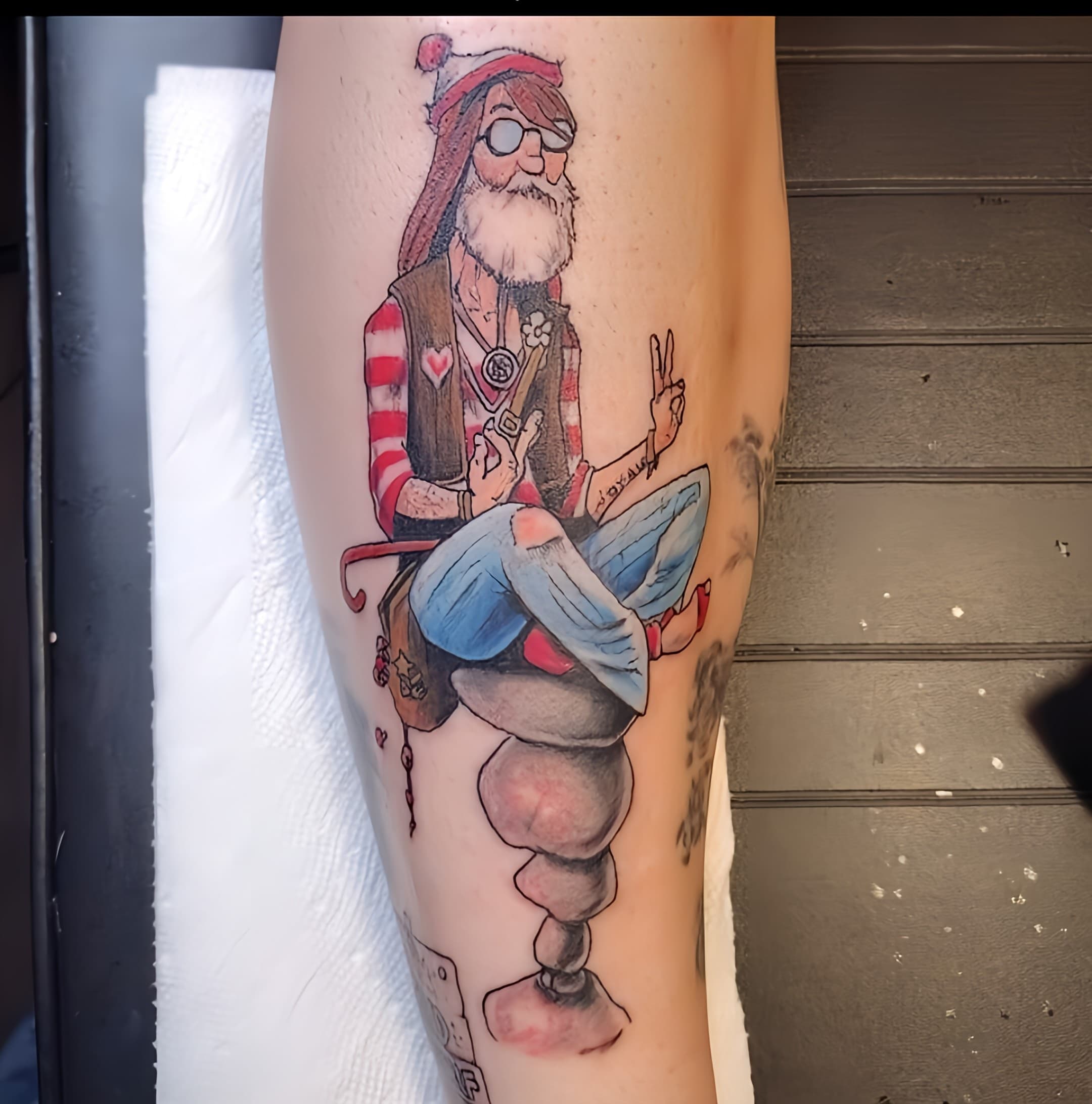 You found me — tattoo by @user7pbp