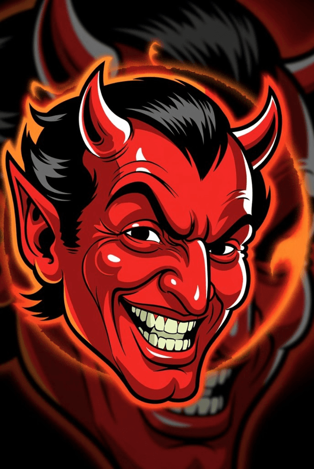 Devil Donald, the demon who roasts your ink